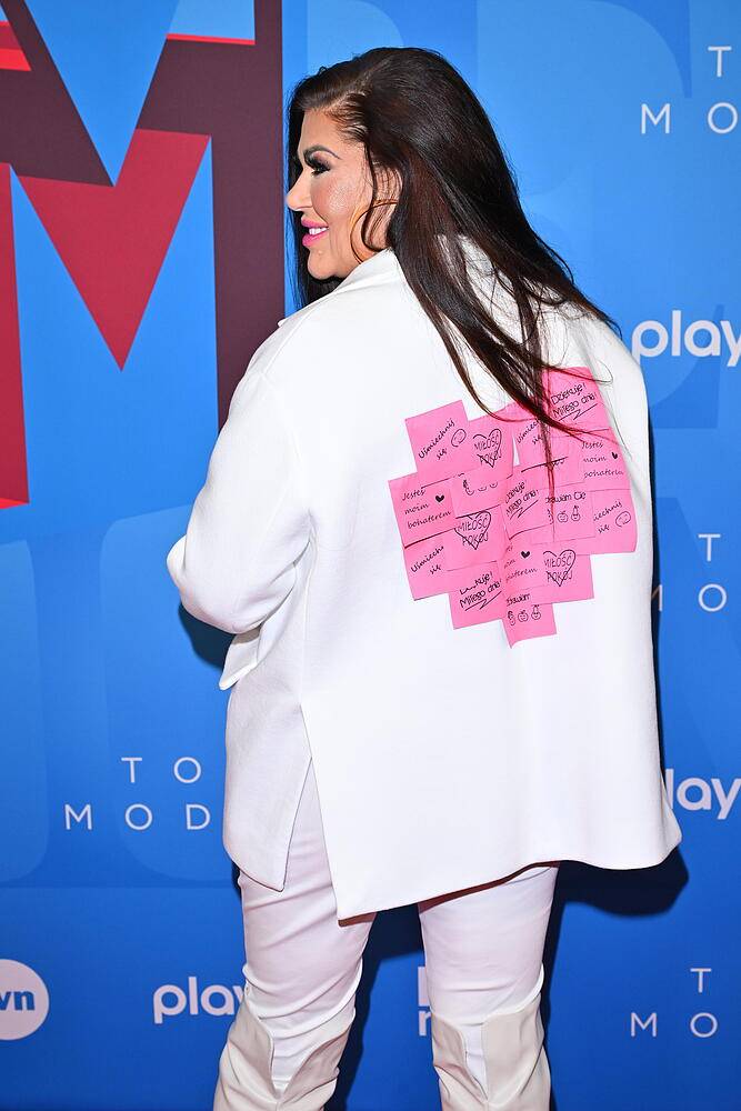 Iwona Węgrowska na finale "Top Model", fot. KAPIF