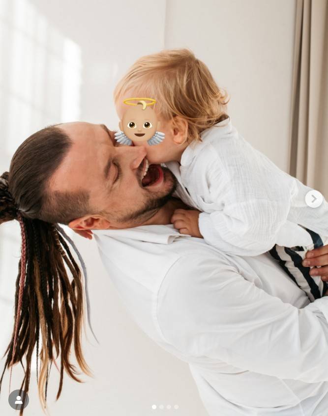 Aleksander Baron z synem/Instagram/alekbaron/fot. natalia.npa