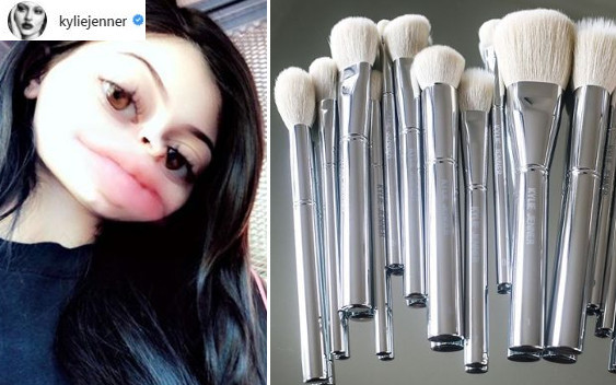 ZDZIERSTWO! – pędzle od Kylie Jenner zhejtowane w sieci