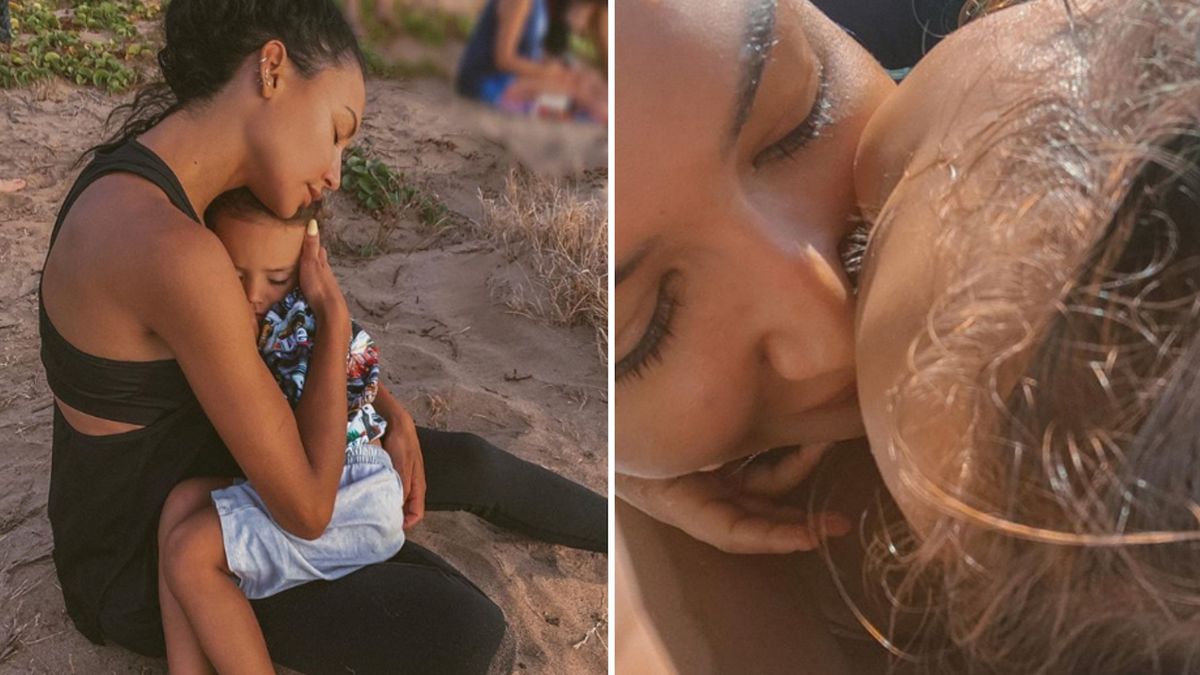 Naya Rivera z synem/fot. Instagram/nayarivera