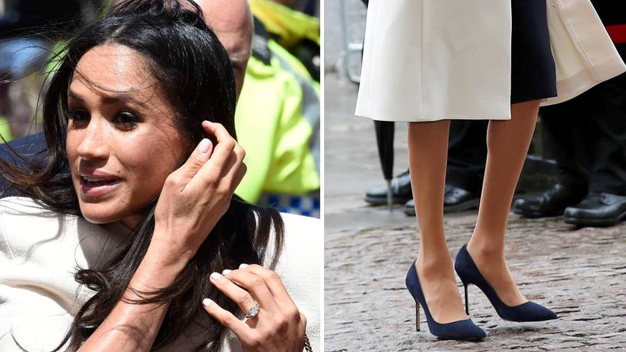 Dlaczego Meghan Markle nosi ZA DUŻE buty?