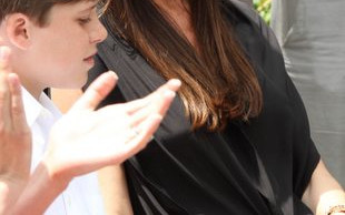 Eva Longoria chrzestną córeczki Posh?