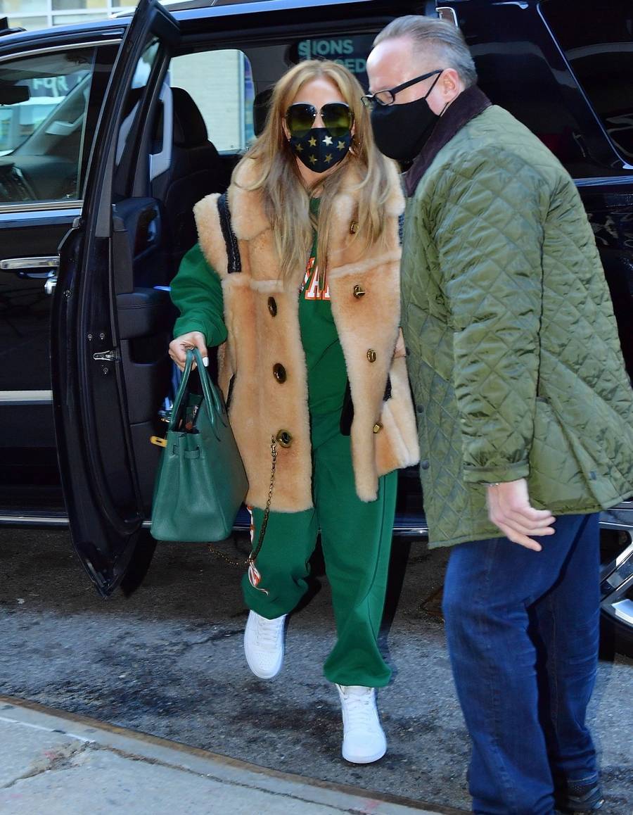Jennifer Lopez przyłapana na ulicach Nowego Jorku.