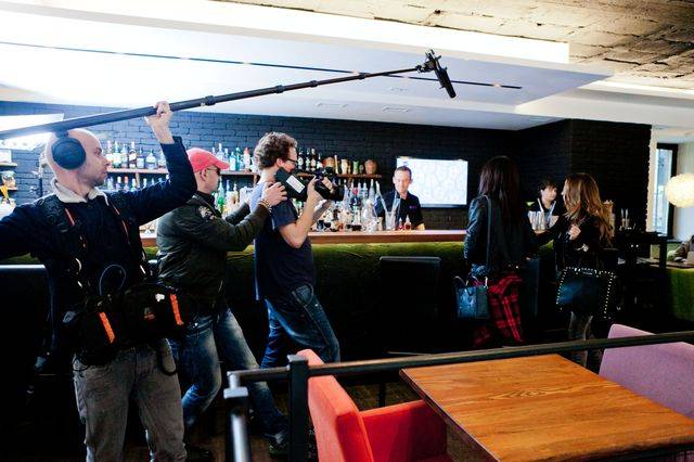 Natalia Siwiec na planie zdjęciowym reality-show