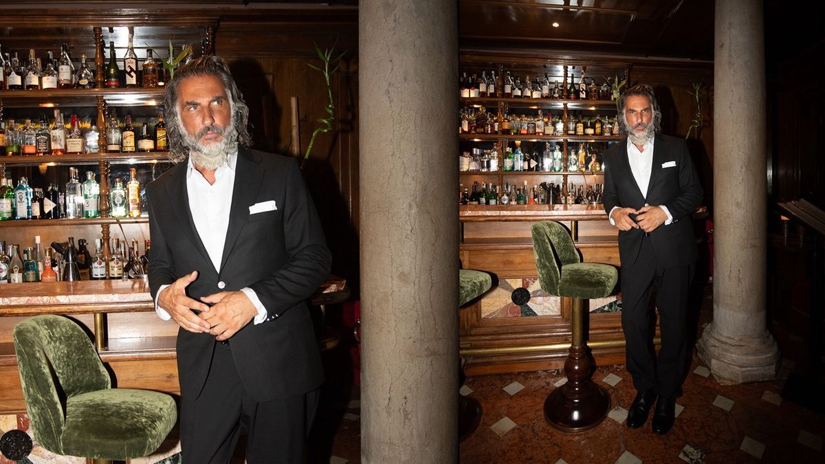 Światowej sławy influencer w ekskluzywnych edytorialu Pako Lorente w Wenecji