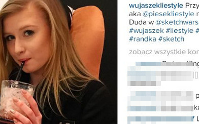 Kinga Duda w modnym klubie (Instagram)