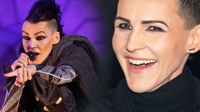 Wychudzona Chylińska z DŁUGIMI włosami i dziwną grzywką (Instagram)