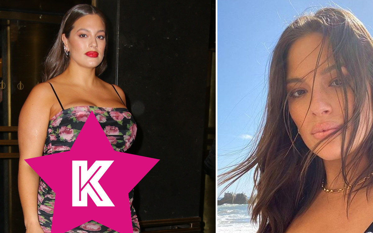 Ashley Graham w zaawansowanej ciąży wbiła się w tak CIASNĄ sukienkę! Ściągnęła od Kim Kardashian?