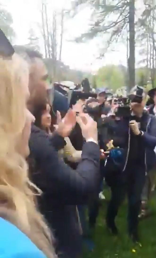 Awantura z udziałem Łukasza Litewki, fot. X