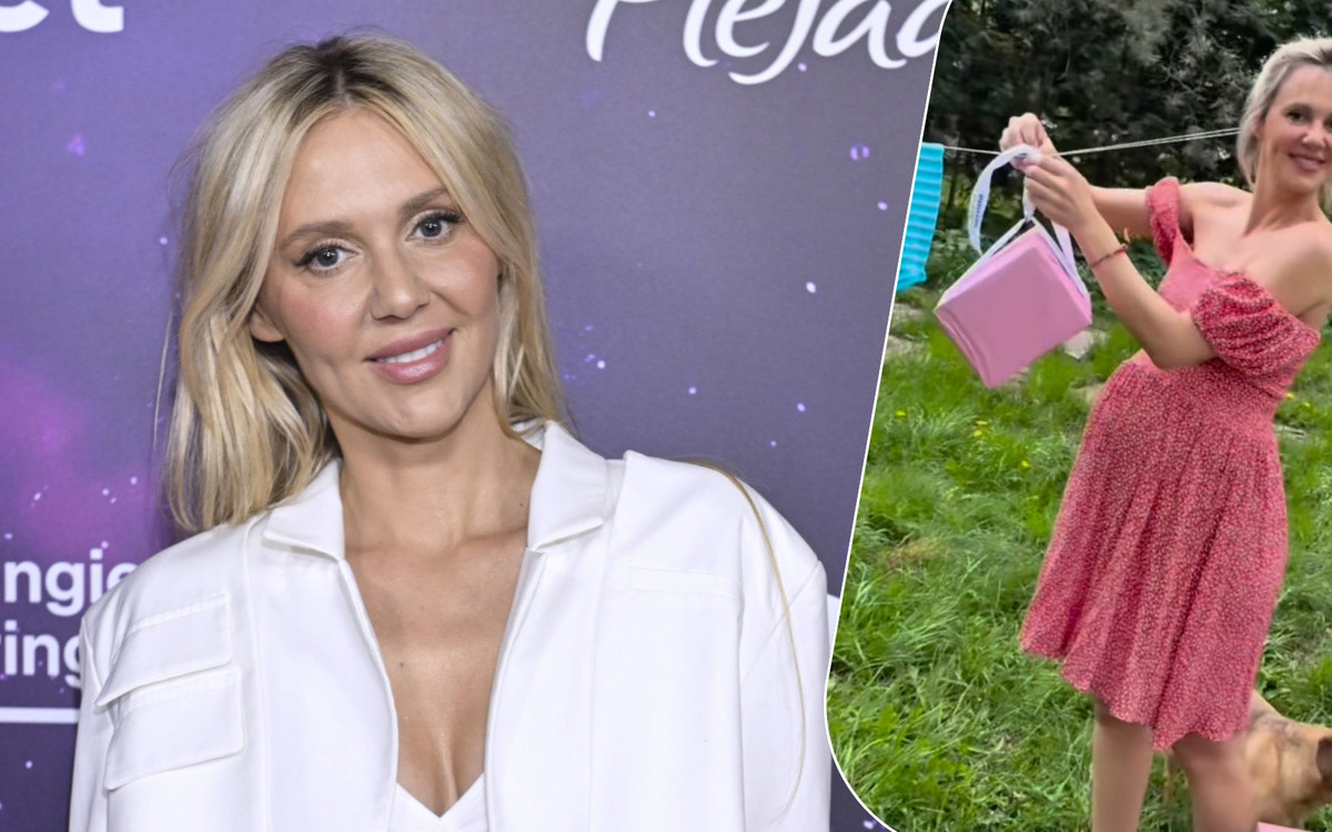 Zaledwie 1,5 miesiąca po PORODZIE Kasia Moś odsłania brzuch na czerwonym dywanie