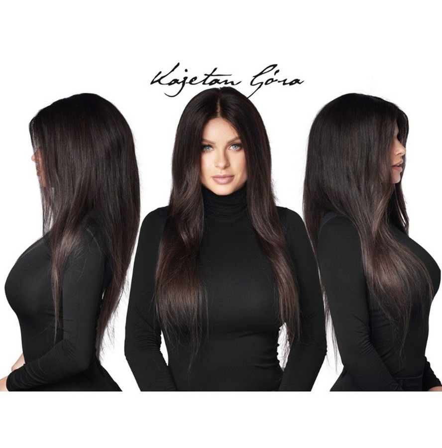 Podoba mi się w czarnych, długich włosach