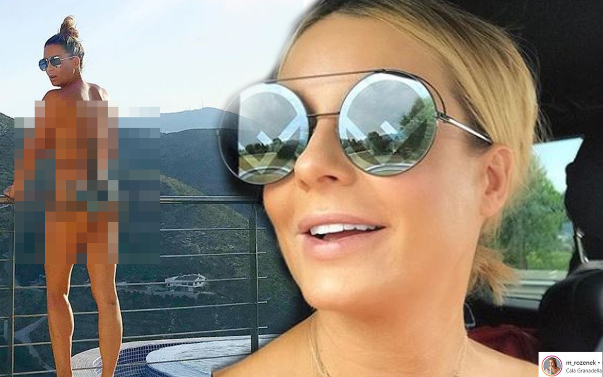 POŚLADKI Rozenek walczą z grawitacją w skąpym bikini!