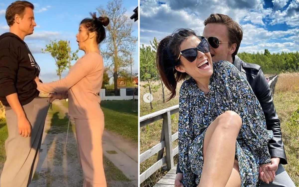 Katarzyna Cichopek na Tik Tok’u zagląda mężowi do spodni!