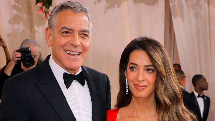 George i Amal Clooney na Złotych Globach, fot. Mike Blake / Reuters / Forum