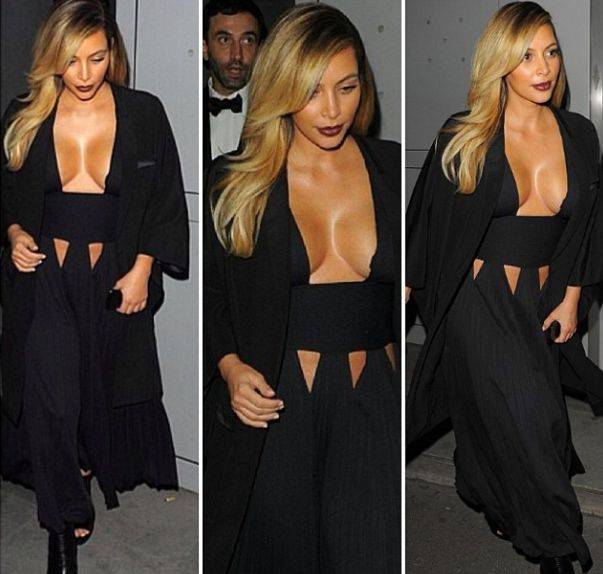 Kim Kardashian lubi chwalić się biustem