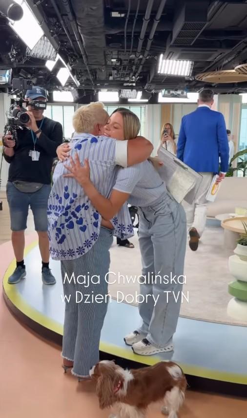 Maja Chwalińska w "Dzień Dobry TVN", fot. Instagram