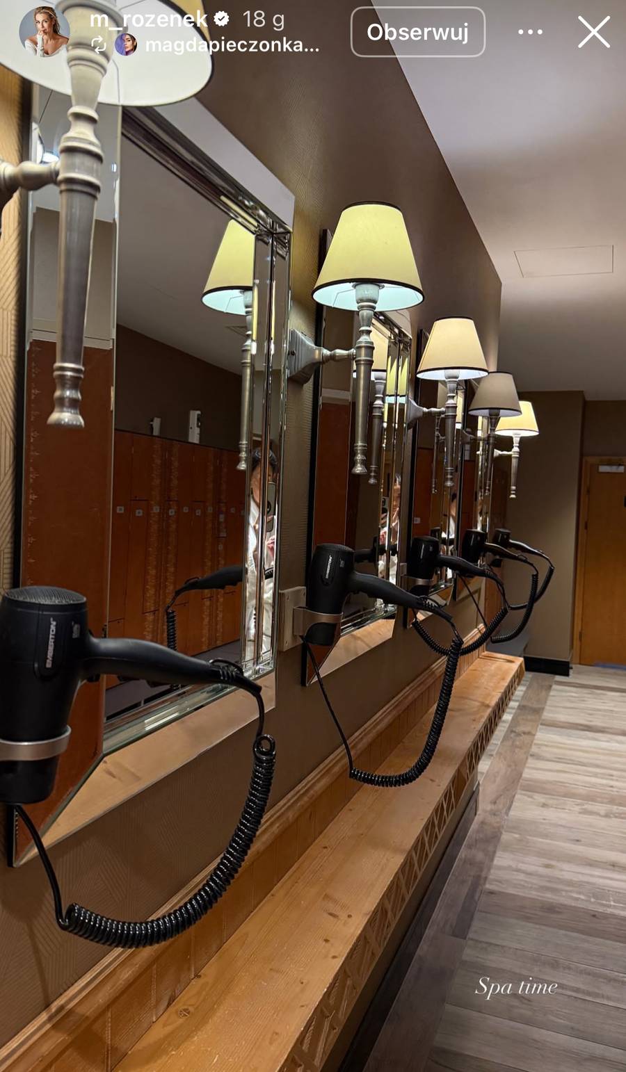 Rozenek relacjonuje górski wypad, fot. Instagram