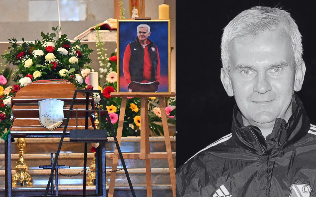 Poruszający gest kibiców z całej Polski na pogrzebie Magiery. Tak żegnają uwielbianego trenera