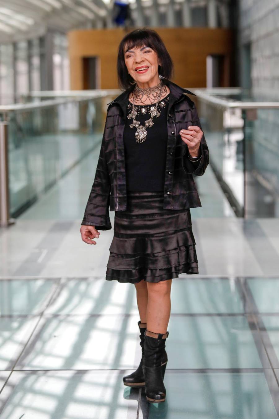 94-letnia Sława Przybylska w mini na ściance. Tak wygląda obecnie legenda sceny (FOTO)