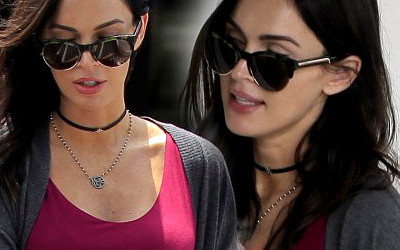 Megan Fox w końcu pokazała się w ciążowej sukience (FOTO)