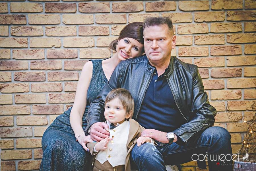 Maja Rutkowski, Krzysztof Rutkowski z synem, fot. Facebook