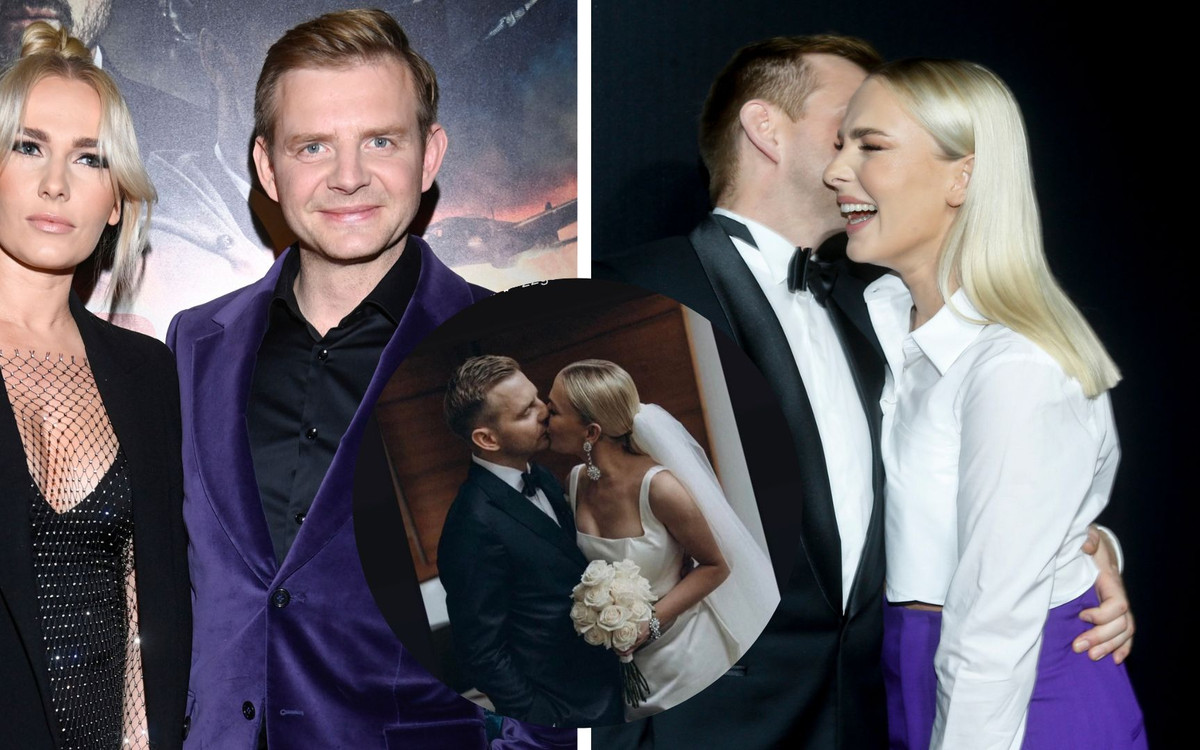 Rafał Zawierucha wziął ślub! Kim jest świeżo upieczona żona aktora? Miała dwie suknie ślubne