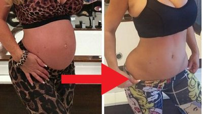 Pokazała płaski brzuch tydzień po porodzie (Insta)