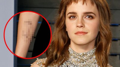 Emma Watson ma nowy, DUŻY tatuaż z BŁĘDEM (ZDJĘCIA)