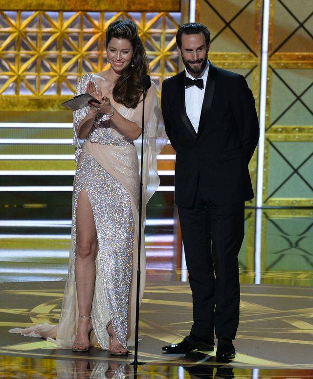 Jessica Biel na gali Emmy 2017