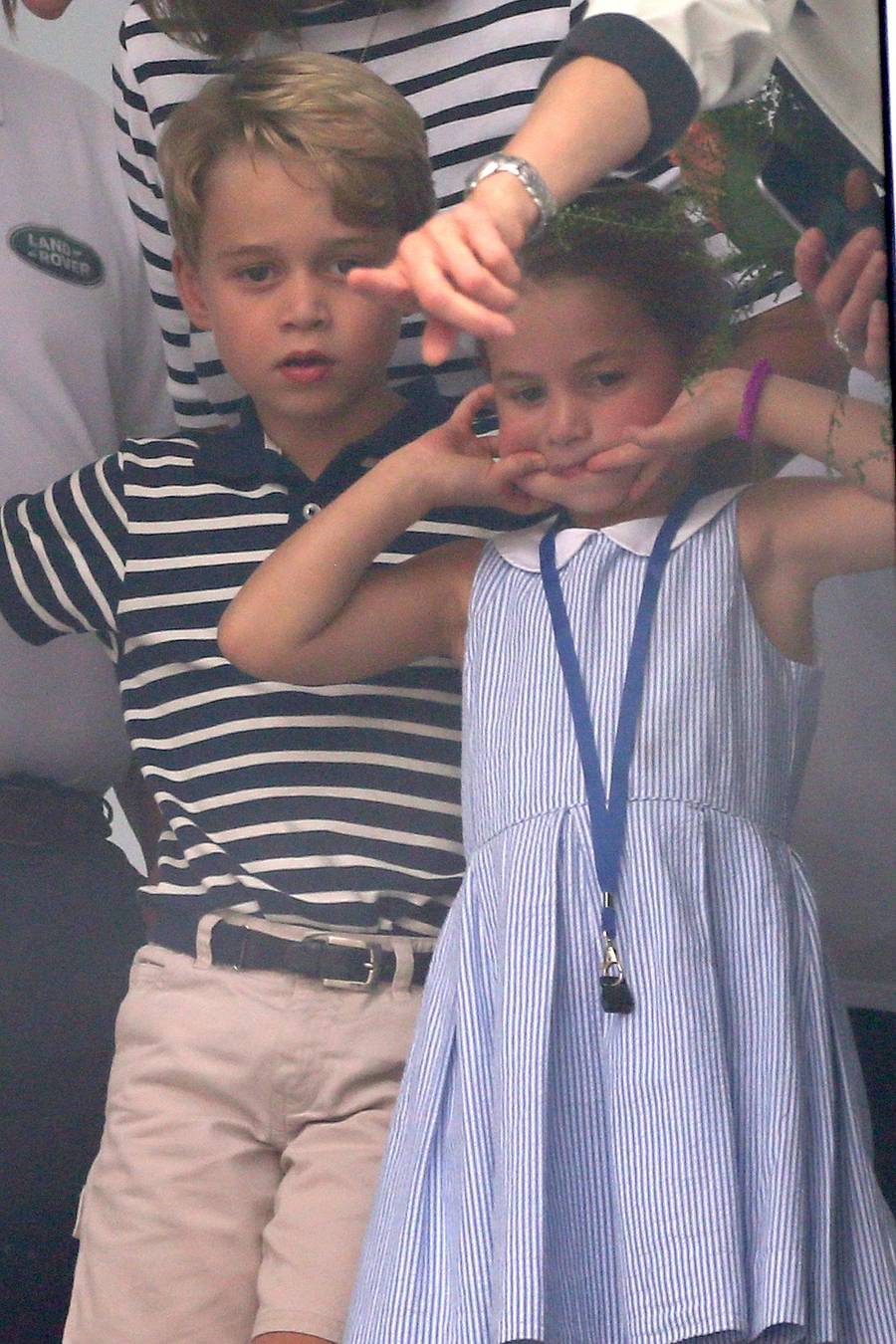 Księżniczka Charlotte i książę George