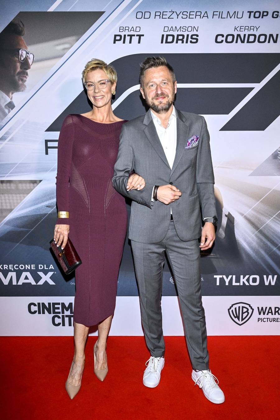 Gwiazdy na polskiej premierze filmu “F1”. Anna Czartoryska-Niemczycka z mężem, Michał Koterski, Kalczyńska z synem…