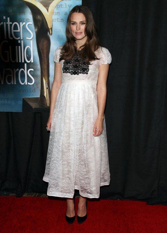 Styl ciężarnej Keiry Knightley