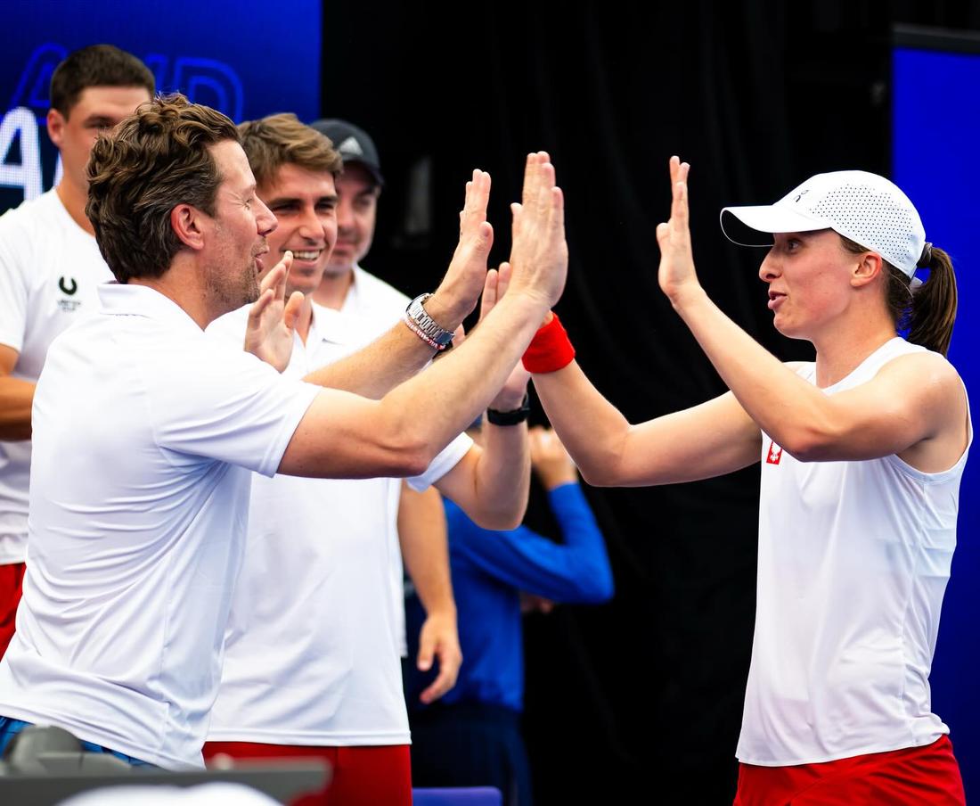 Iga Świątek kończy współpracę z trenerem, fot. Instagram