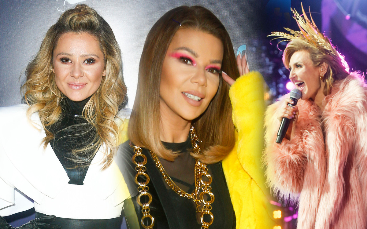 Górniak w żółtym futrze, różowa Jusis i Szroeder w złotym kombinezonie – gwiazdy Sylwestra TVN (ZDJĘCIA)