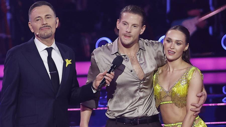 Sebatian Fabijański, Krzysztof Ibisz i Daria Syta, fot. AKPA