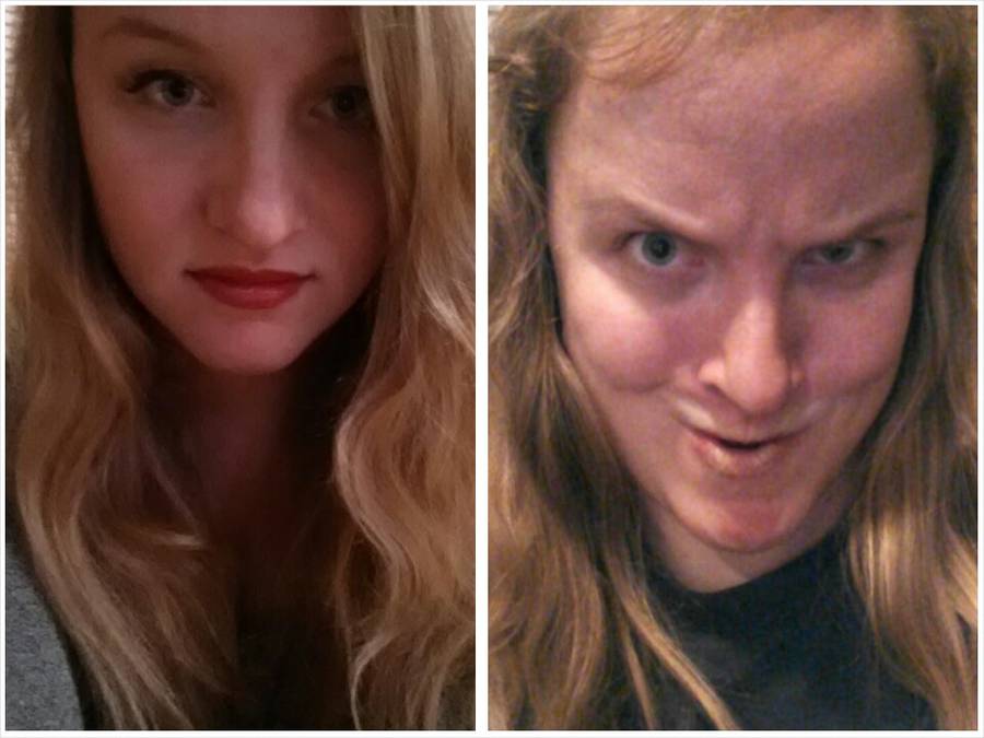Ładne osoby robią PASKUDNE miny