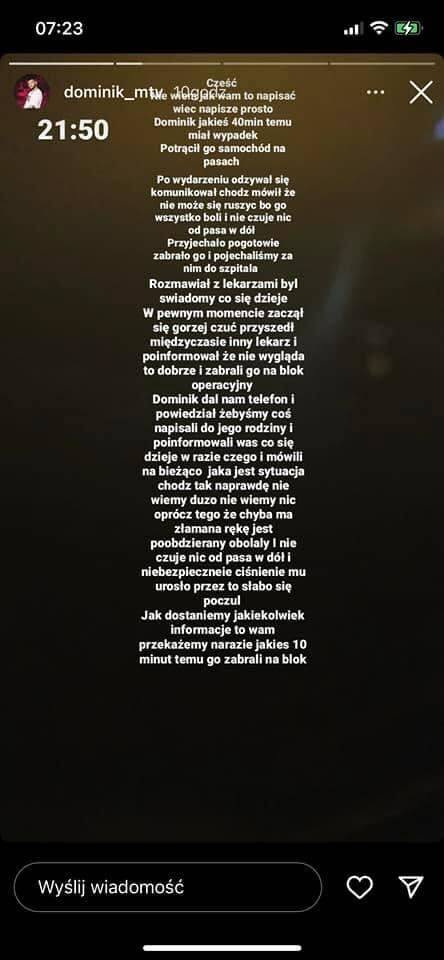 Dominik z "Warsaw Shore" oskarżony o sfingowanie swojej śmierci. Jak jest naprawdę?