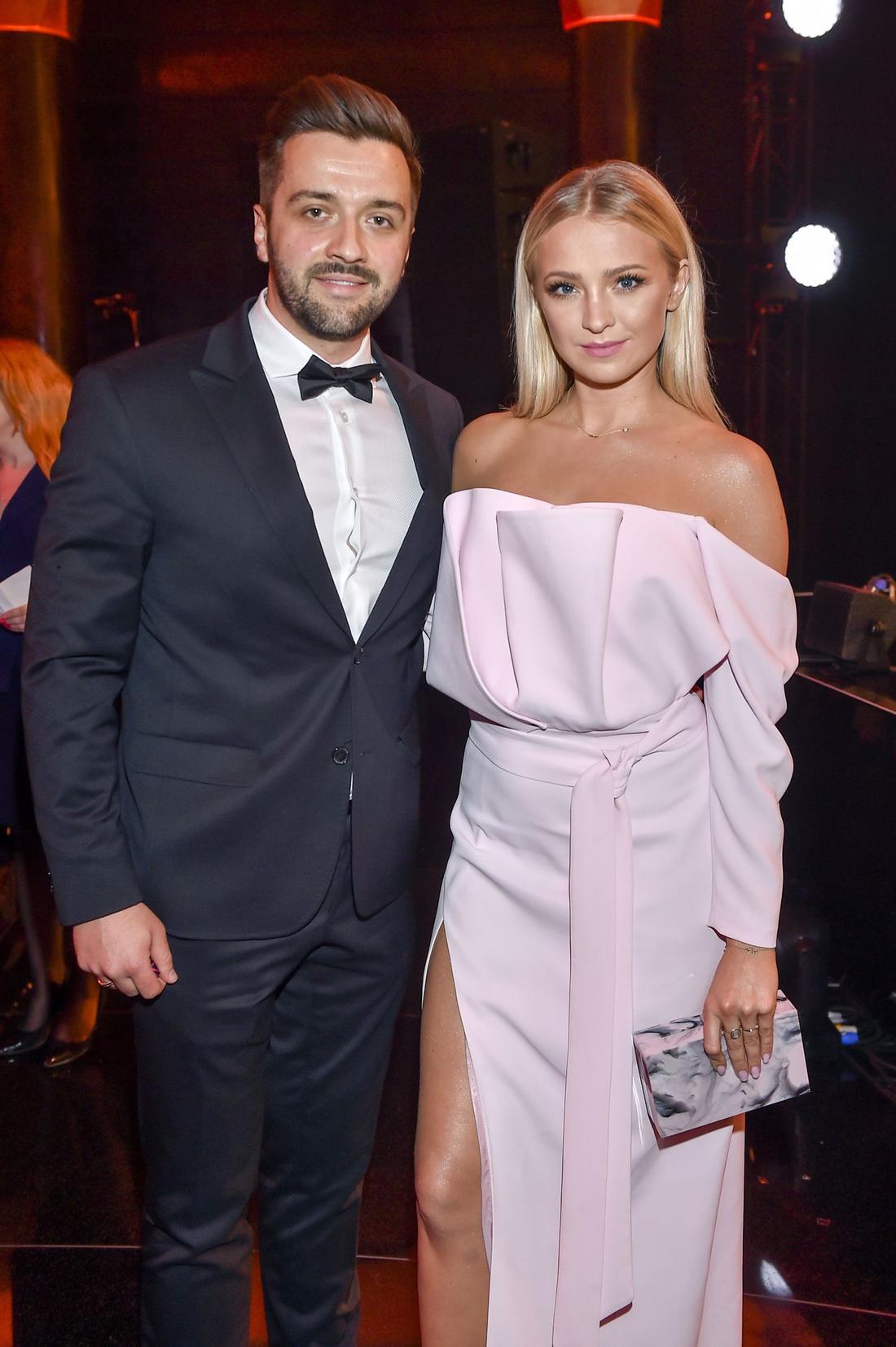 Rafał Szatan i Barbara Kurdej-Szatan na imprezie