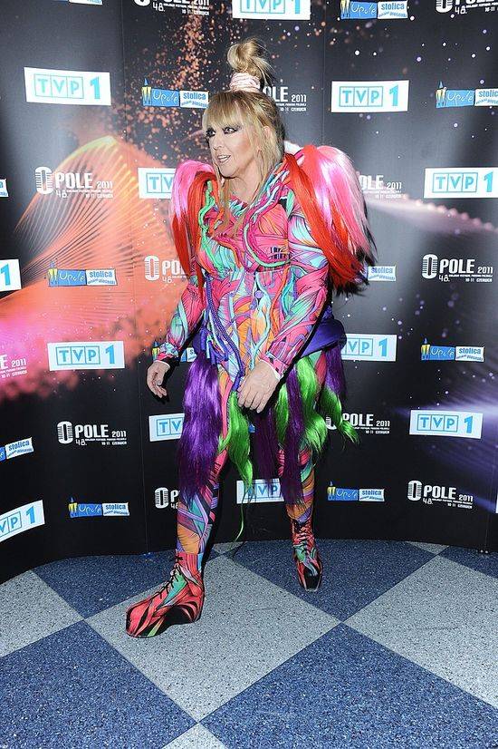 Barwne kreacje Maryli Rodowicz