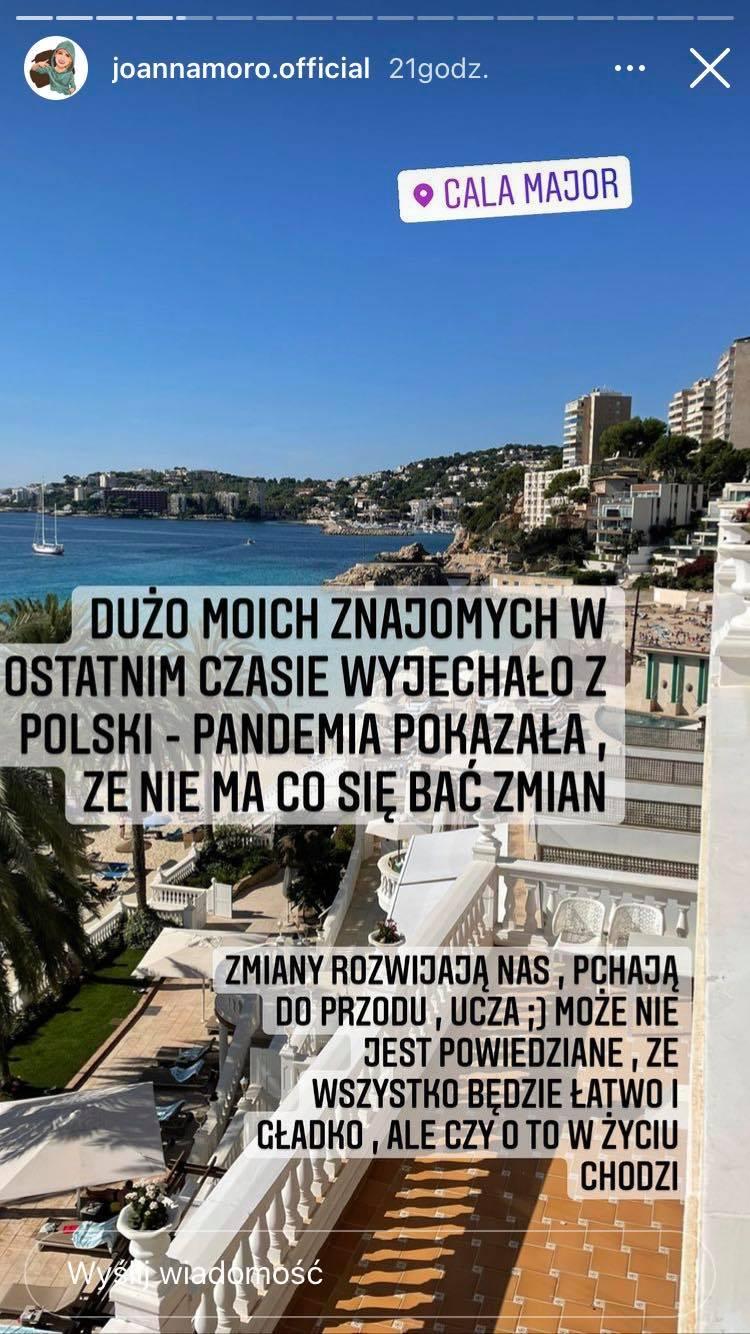 fot. Instagram @Joanna Moro, fot. Instagram @joannamoro.official