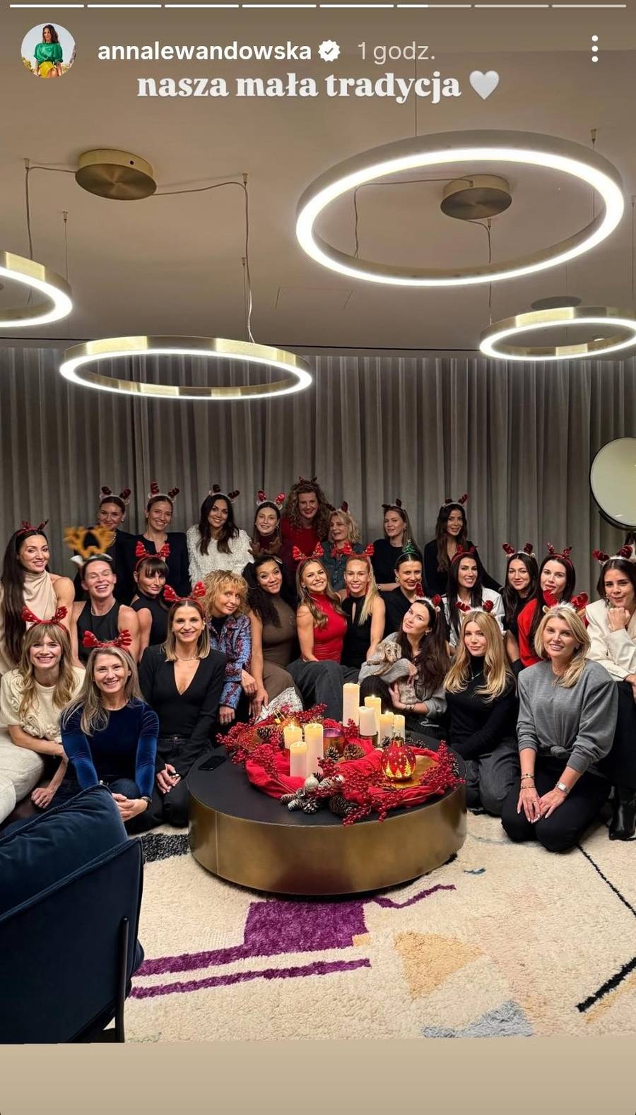Świąteczna impreza u Anny Lewandowskiej/Instagram/annalewandowska