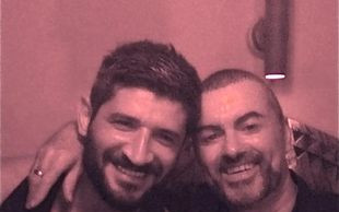 George Michael ze swoim ukochanym (FOTO)
