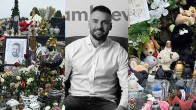 Tylko u nas! Tak wygląda grób Łukasza Litewki w dniu jego urodzin. Tłumy na cmentarzu i wieniec od władz miasta