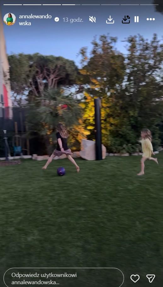 Ania Lewandowska pokazała talent córeczek, fot. Instagram