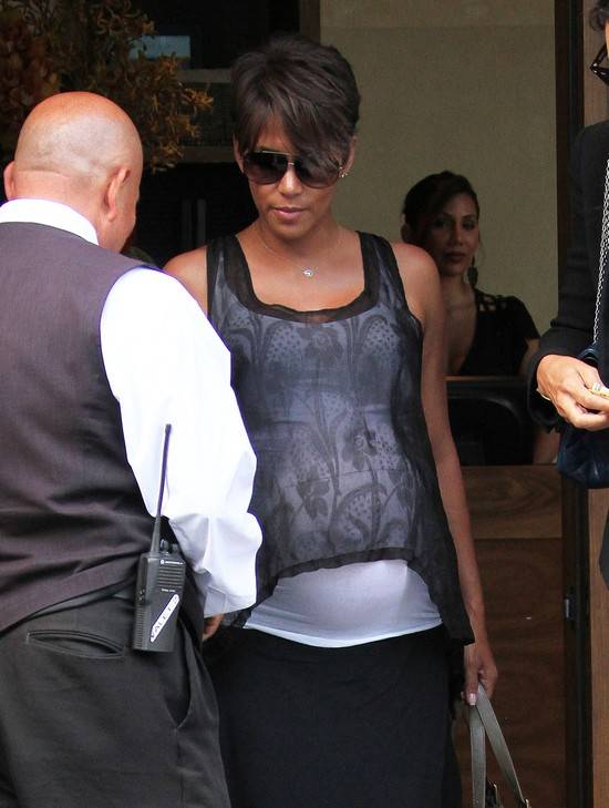 Halle Berry na dzień przed porodem