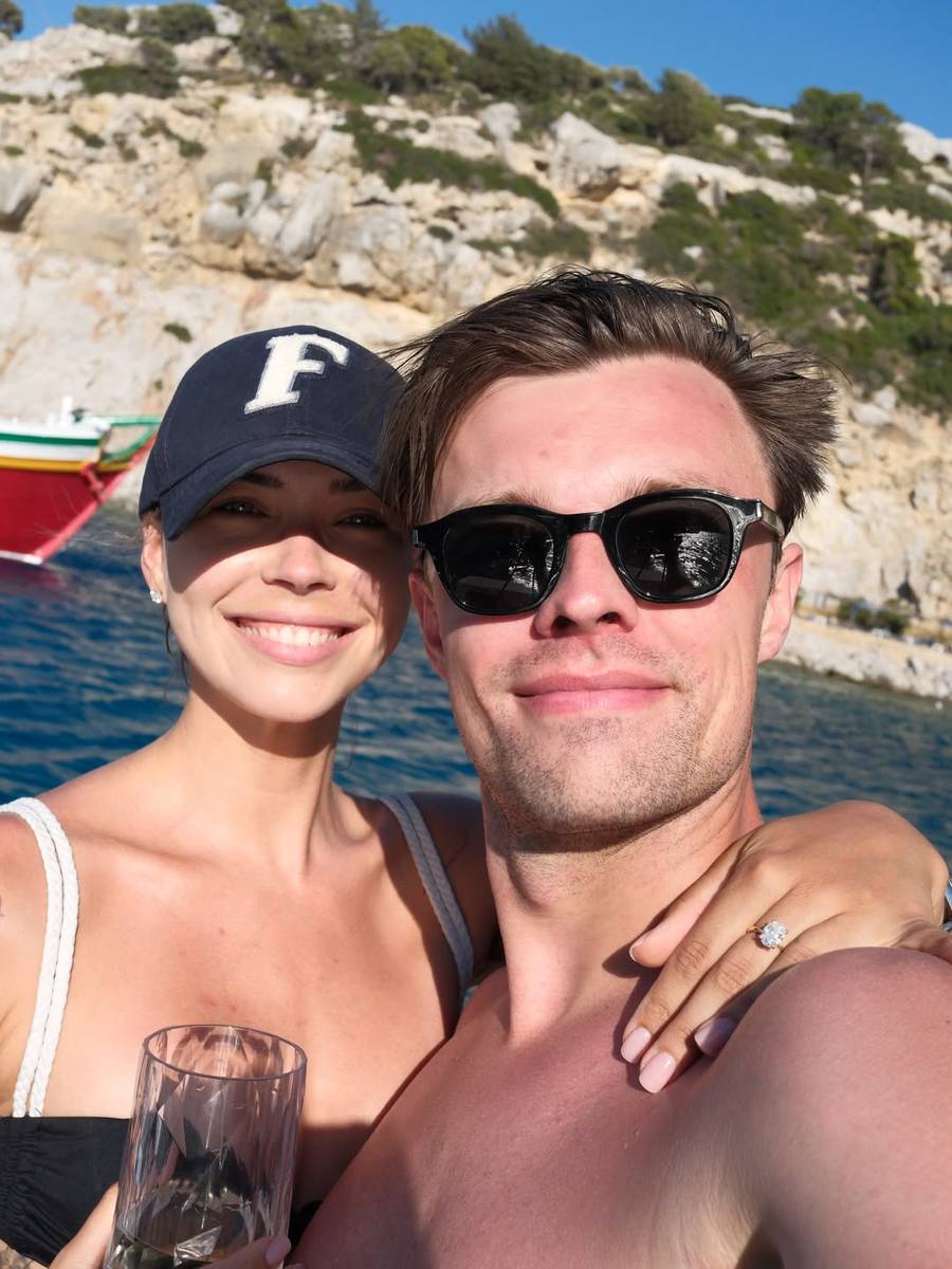 Sandra Kubicka i Adam Zaorski w Grecji, fot. Instagram