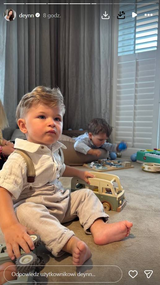 Majewski i Deynn wyprawili urodziny synkowi, fot. Instagram