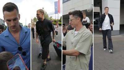 Reprezentacja Polski rozdaje autografy: Lewandowski, Szczęsny, Milik…