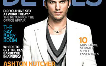 Ashton Kutcher na okładce Details