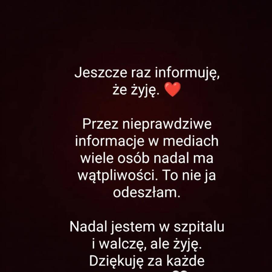 Maja Mecan zamieściła wpis, fot. Instagram